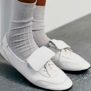 SOLD, SOLD, SOLD 11/15/24  Zara Lace Up Low Heel Shoe